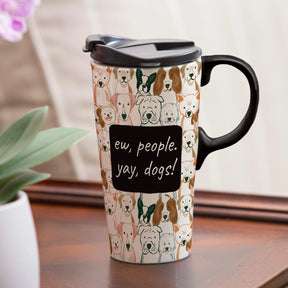 Evergreen Enterprises - Travel Cup Yay Dogs!