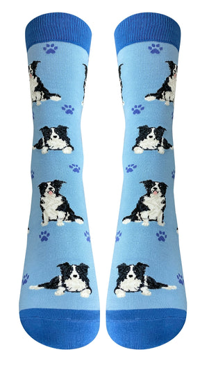 E & S Imports - Socks Border Collie Full Body