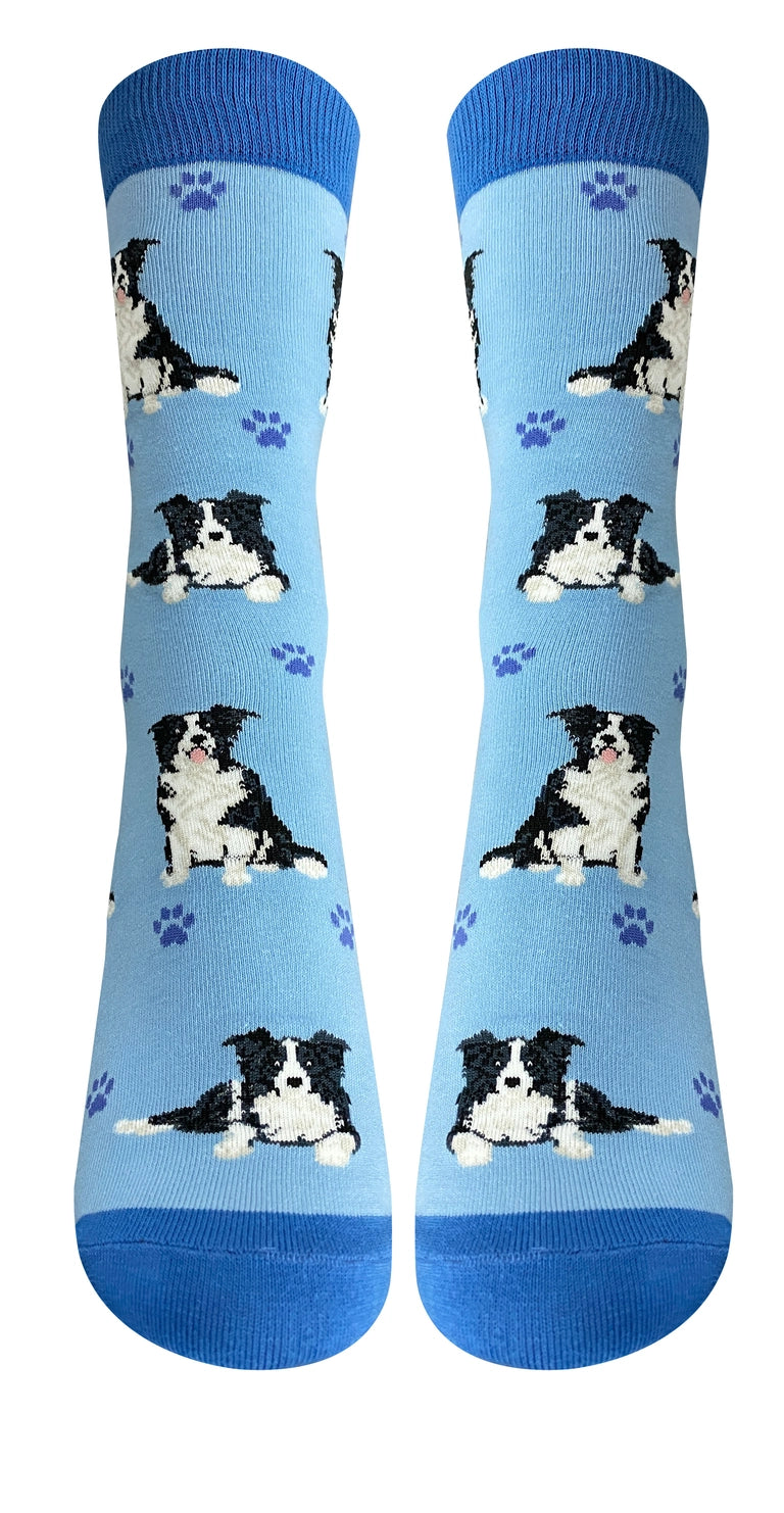 E & S Imports - Socks Border Collie Full Body
