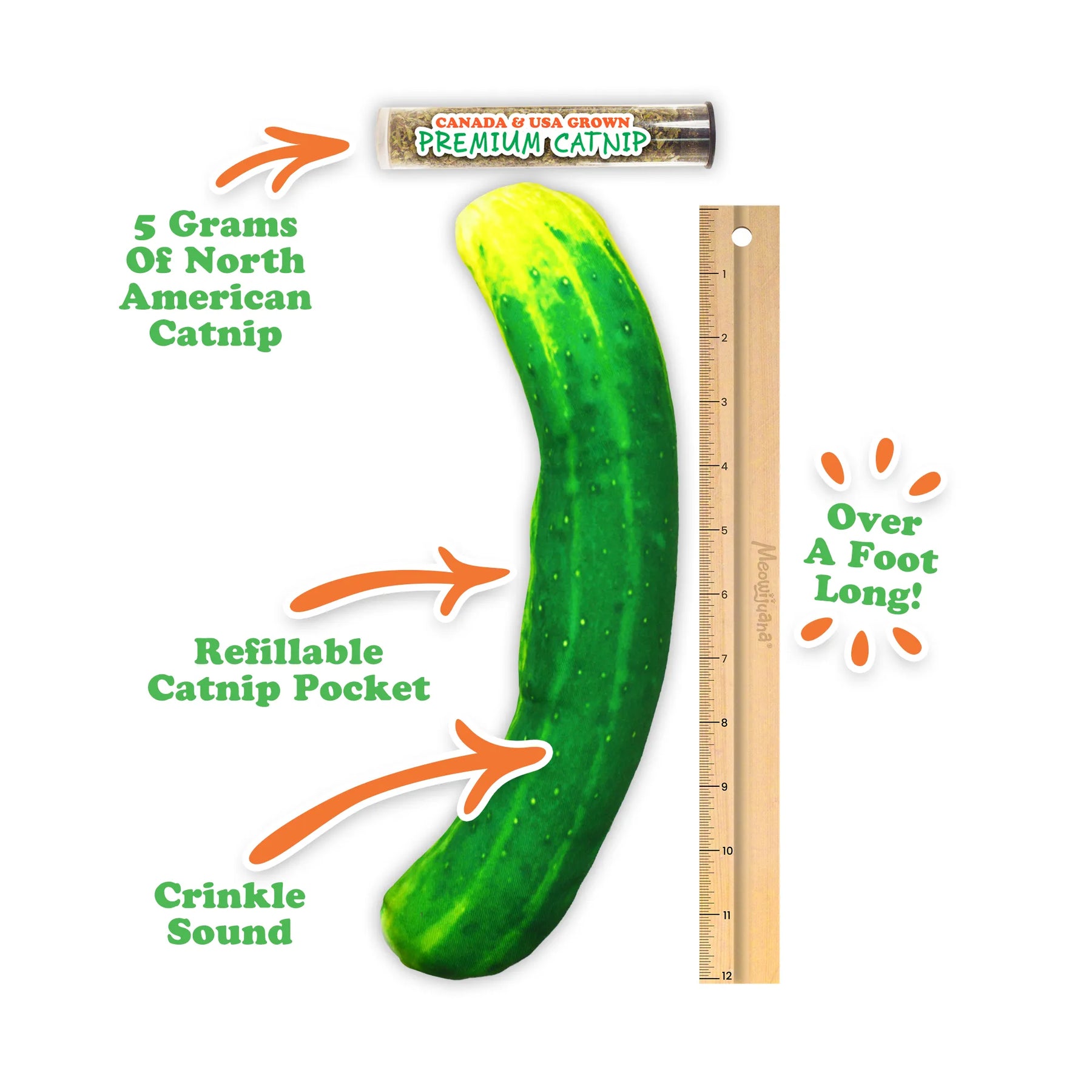 Meowijuana - Get Kickin' Refillable Spicy Pickle