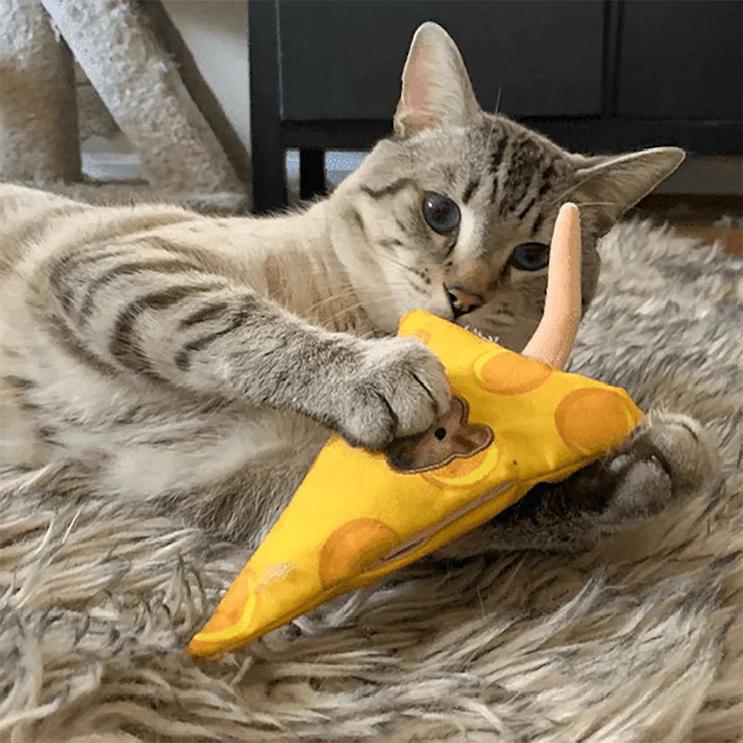 Meowijuana - Get Cheezy Cheese & Mouse Catnip Toy