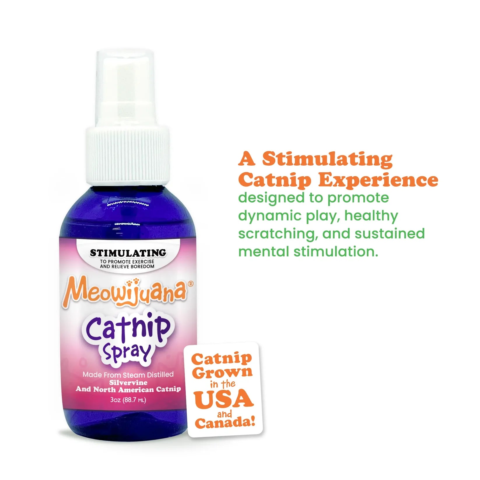 Meowijuana - Catnip & Silvervine Spray