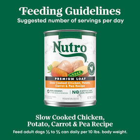 Nutro Ultra - Premium  All Breeds, Adult Dog Grain-Free Slow Cooked Chicken, Potato, Carrot & Pea Loaf Recipe Canned Dog Food - Southern Agriculture 