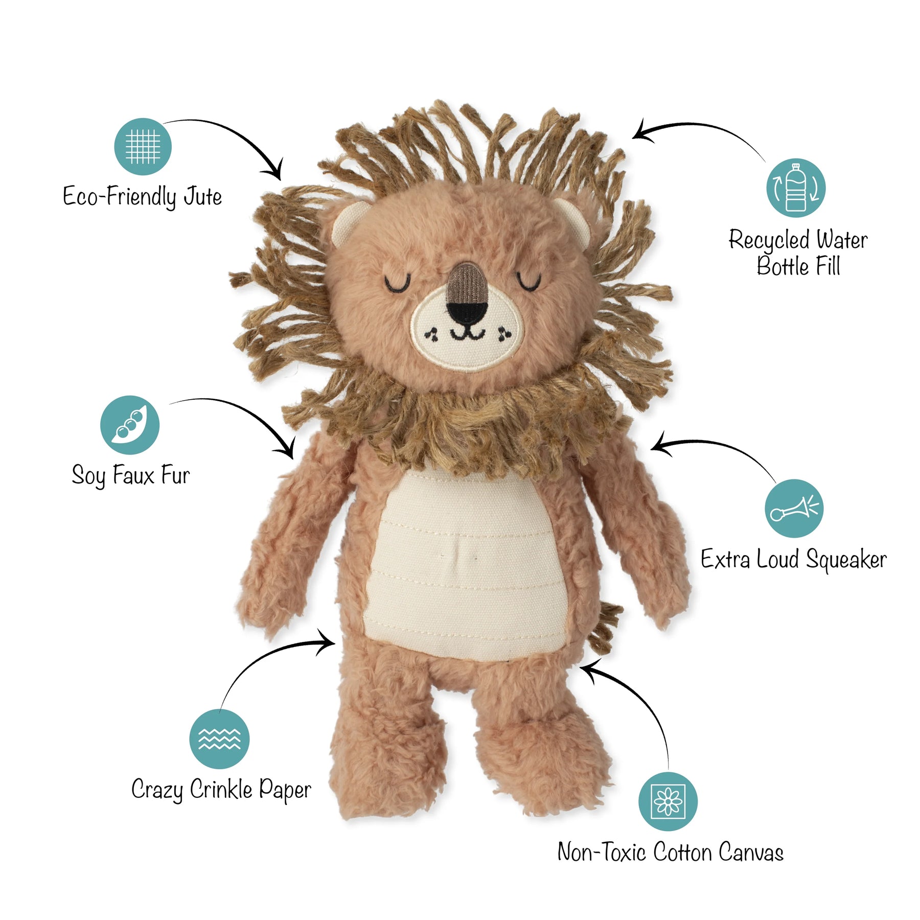 Petshop by Fringe Studio - Dog Toy Mighty Mane Earth