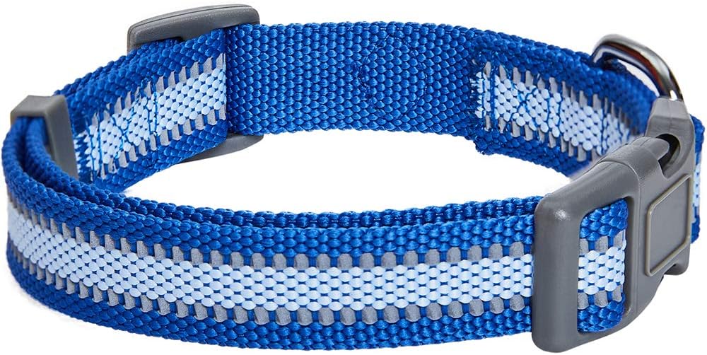 Blueberry Pet - Navy | Back to Basics Reflective Dog Collar