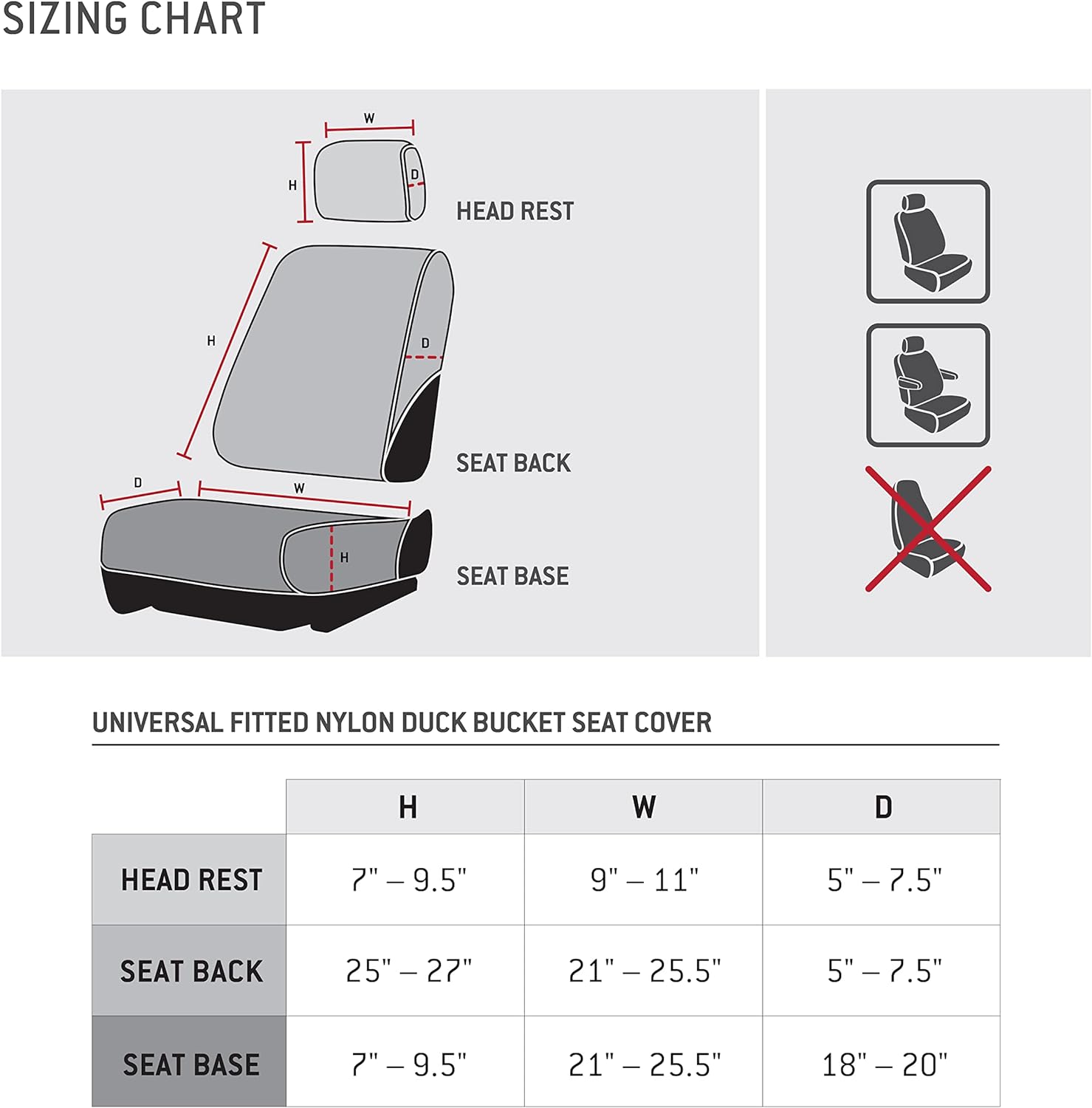Carhartt - Universal Fitted Bucket Seat Cover - Southern Agriculture 