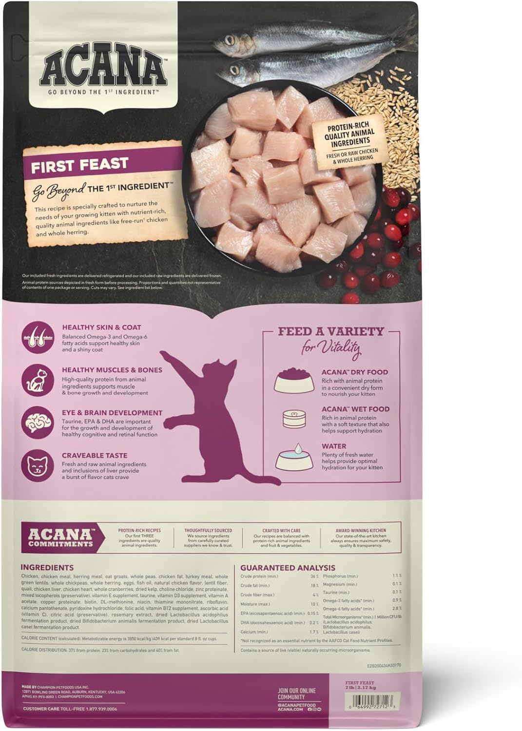 Champion Petfoods Acana - Kitten First Feast Dry Cat Food