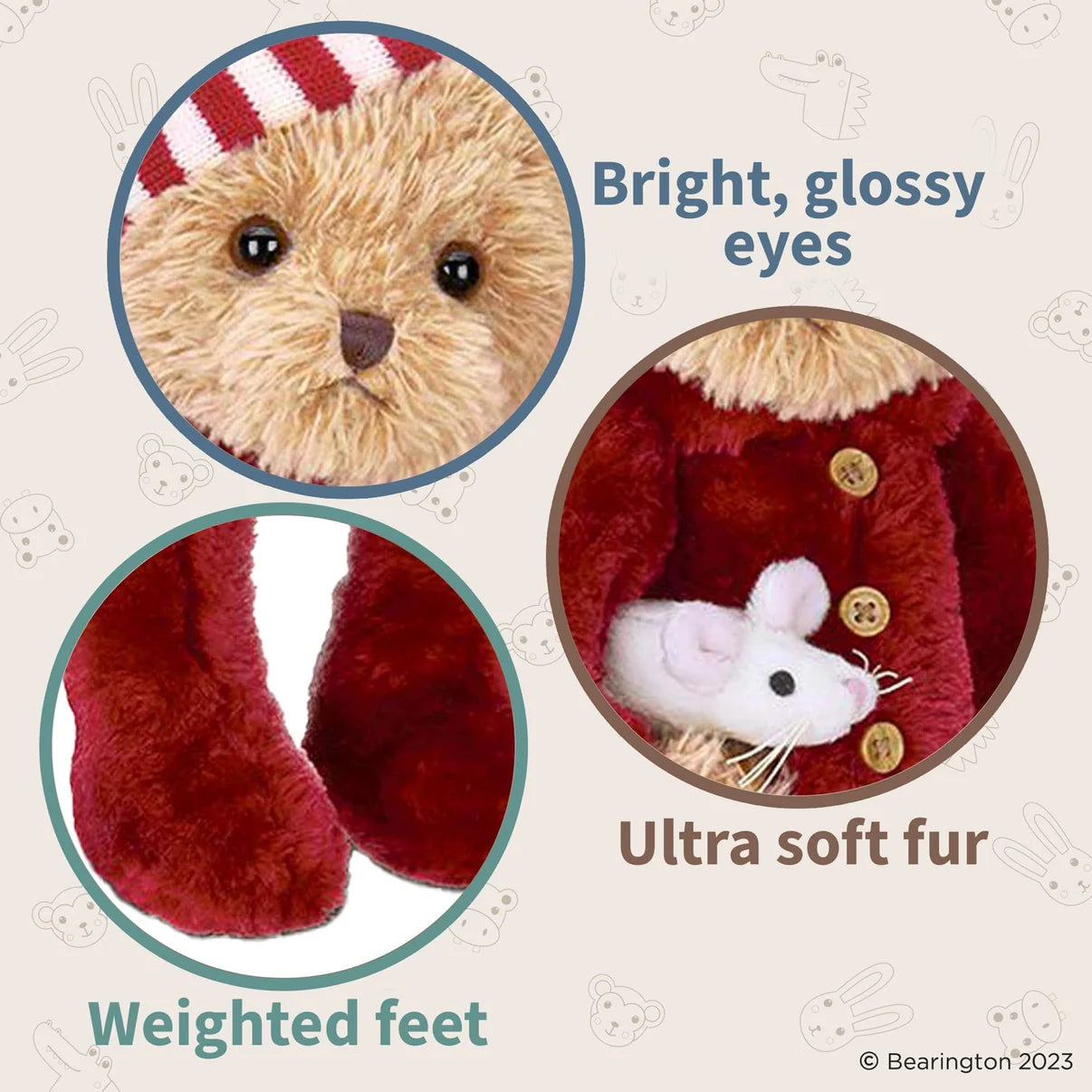 Bearington Collection - Sleepy and Squeek Christmas Bear