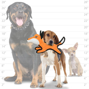 Tuffy Dog Toys - Junior Zoo Fox Dog Toy