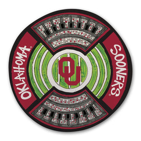 Magnolia Lane - Collegiate Round Stadium Platter