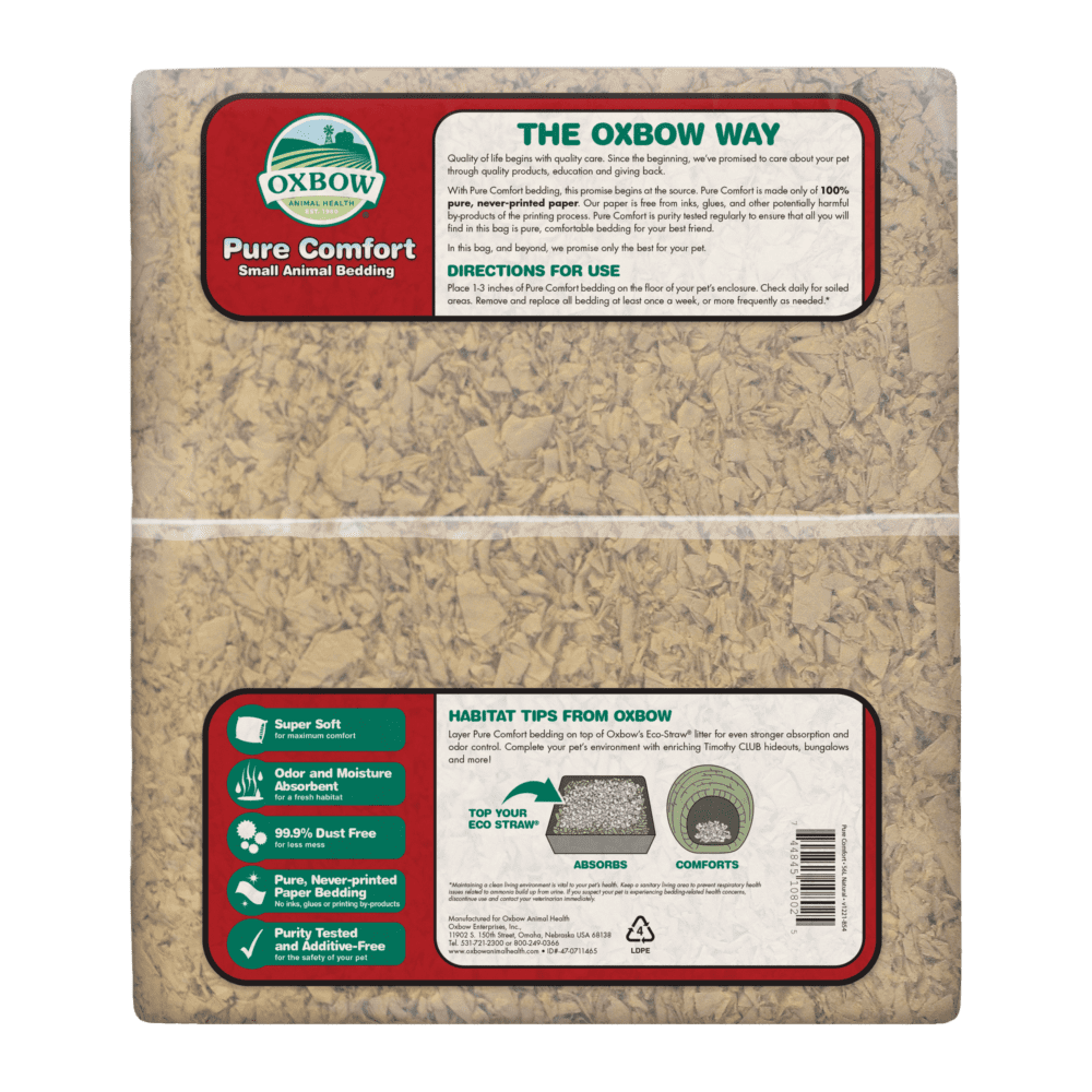 Oxbow - Pure Comfort Small Animal Bedding Natural