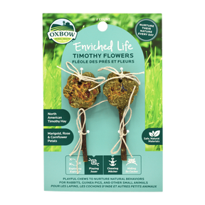 Oxbow - Enriched Life Timothy Flowers Small Animal Chew Toy by Oxbow