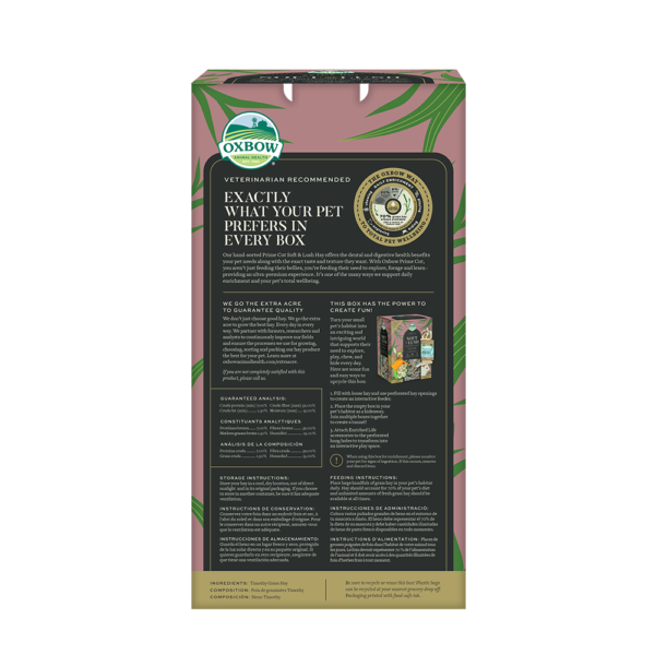 Oxbow - Prime Cut Soft & Lush Timothy Hay Small Animal Treat by Oxbow