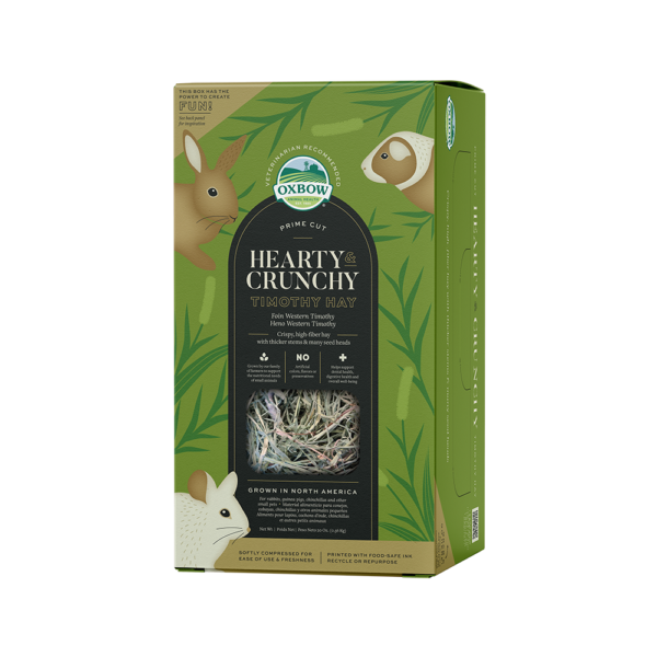 Oxbow - Prime Cut Hearty & Crunchy	Timothy Hay Small Animal Treat by Oxbow