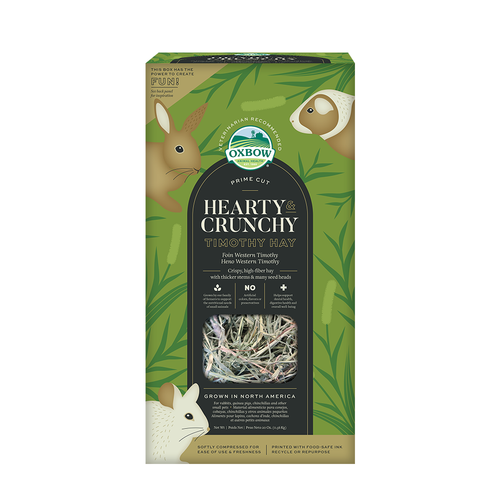 Oxbow - Prime Cut Hearty & Crunchy	Timothy Hay Small Animal Treat by Oxbow