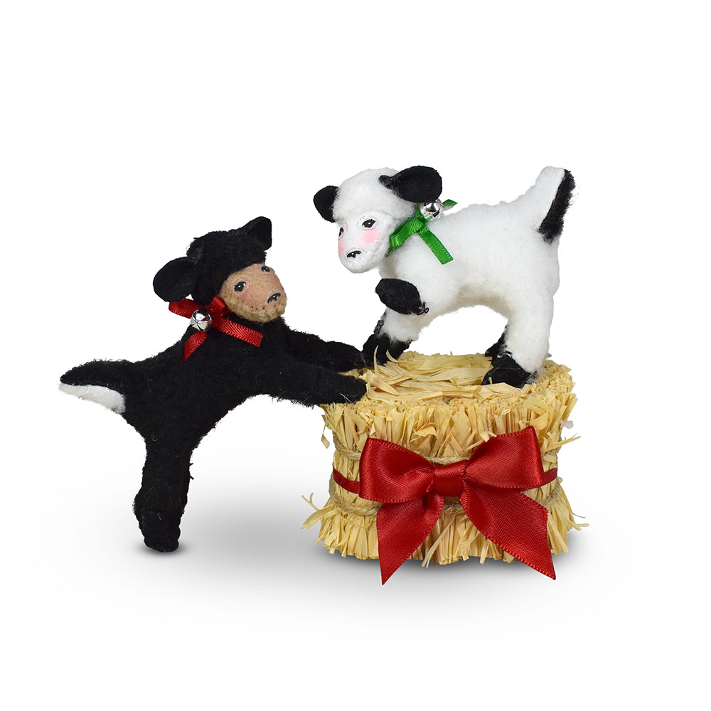 Annalee Dolls -  Playful Pygmy Goats 3"