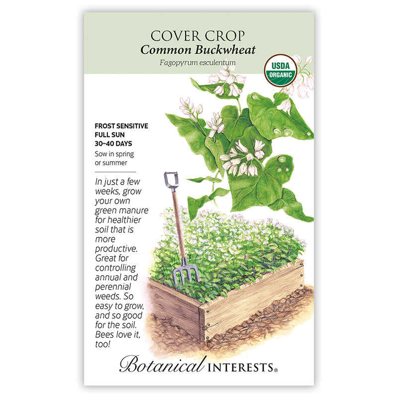 Botanical Interests, Inc. - Cover Crop Buckwheat Seeds - Southern Agriculture 