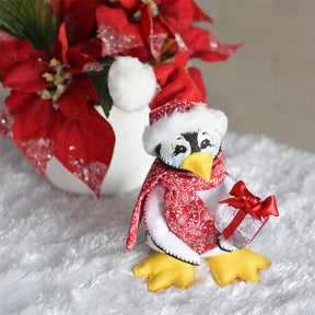 Annalee Dolls -  Poinsettia Penguin