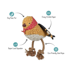 Petshop by Fringe Studio - Dog Toy MS Birdie Mixed