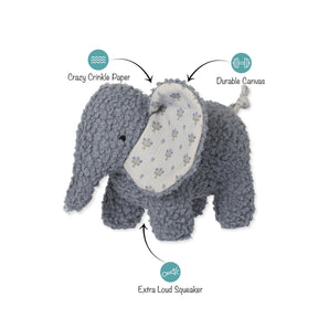 Petshop by Fringe Studio - Dog Toy Ellie Mixed Material Elephant