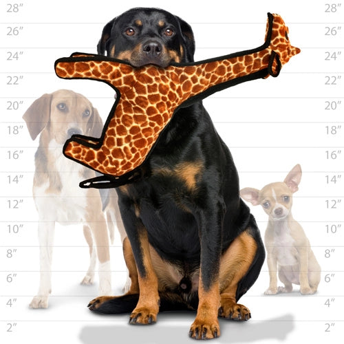 Tuffy Dog Toys -  Zoo Giraffe Dog Toy