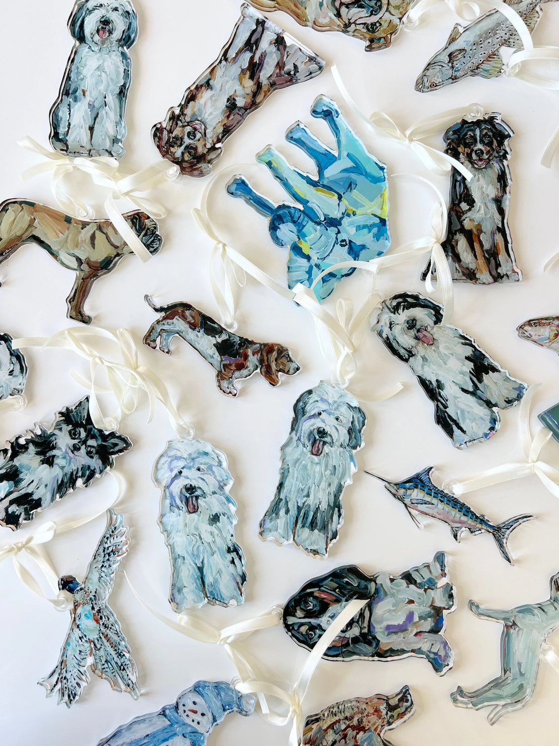 Chelsea McShane Art - Ornament Bull Terrier