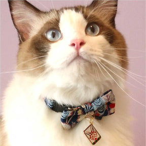 Moon-X USA - Cat Collar Kabuki Charm Bowtie