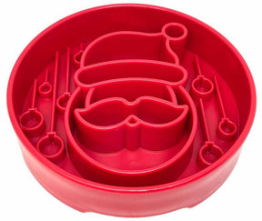 SodaPup - eBowl Enrichment Slow Feeder Santa Design