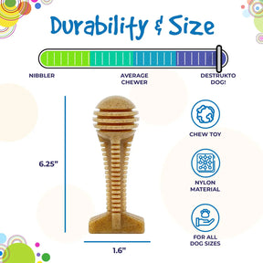Honey Bone Dental Tower Ultra Durable Nylon Dog Chew Toy - Southern Agriculture 