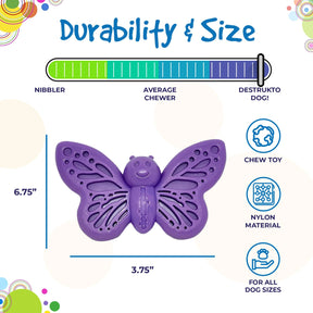 SodaPup - Butterfly Enrichment & Chew Dog Toy