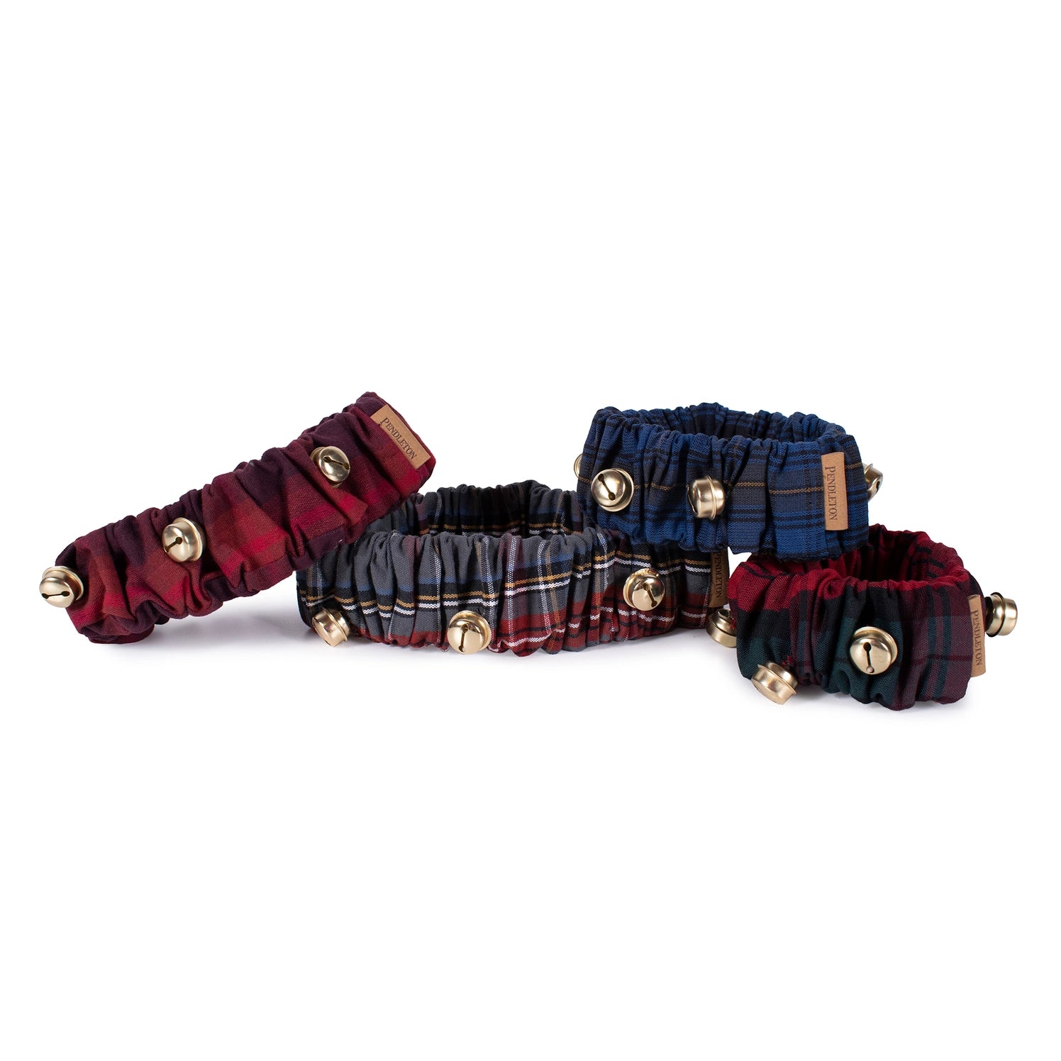 Carolina Pet Company - Pendleton Plaid Red Ombre Dog Collar