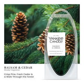 Yankee Candle - Wax Melt Balsam & Cedar