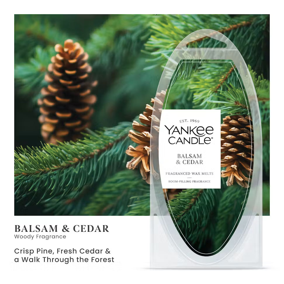 Yankee Candle - Wax Melt Balsam & Cedar
