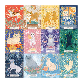 Chronicle-Hachette Book - Puzzle Cat Zodiac