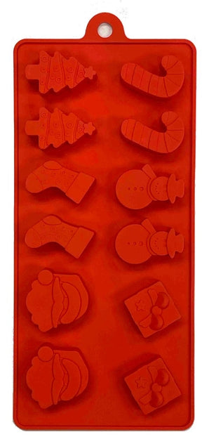 SodaPup - Dog Tastic Jelly Shots Silicone Mold Christmas Shapes