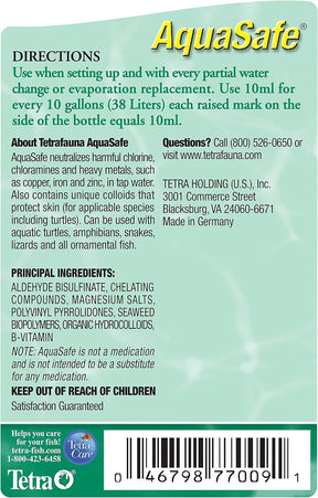 Tetra - AquaSafe Water Conditioner for Reptiles & Amphibians