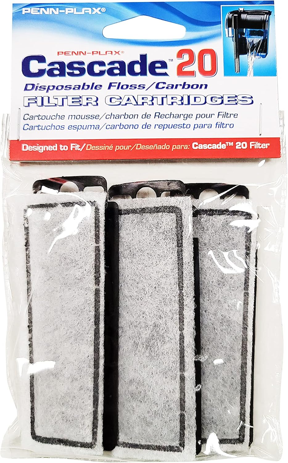 Penn-Plax - Cascade 20 Power Filter Replacements