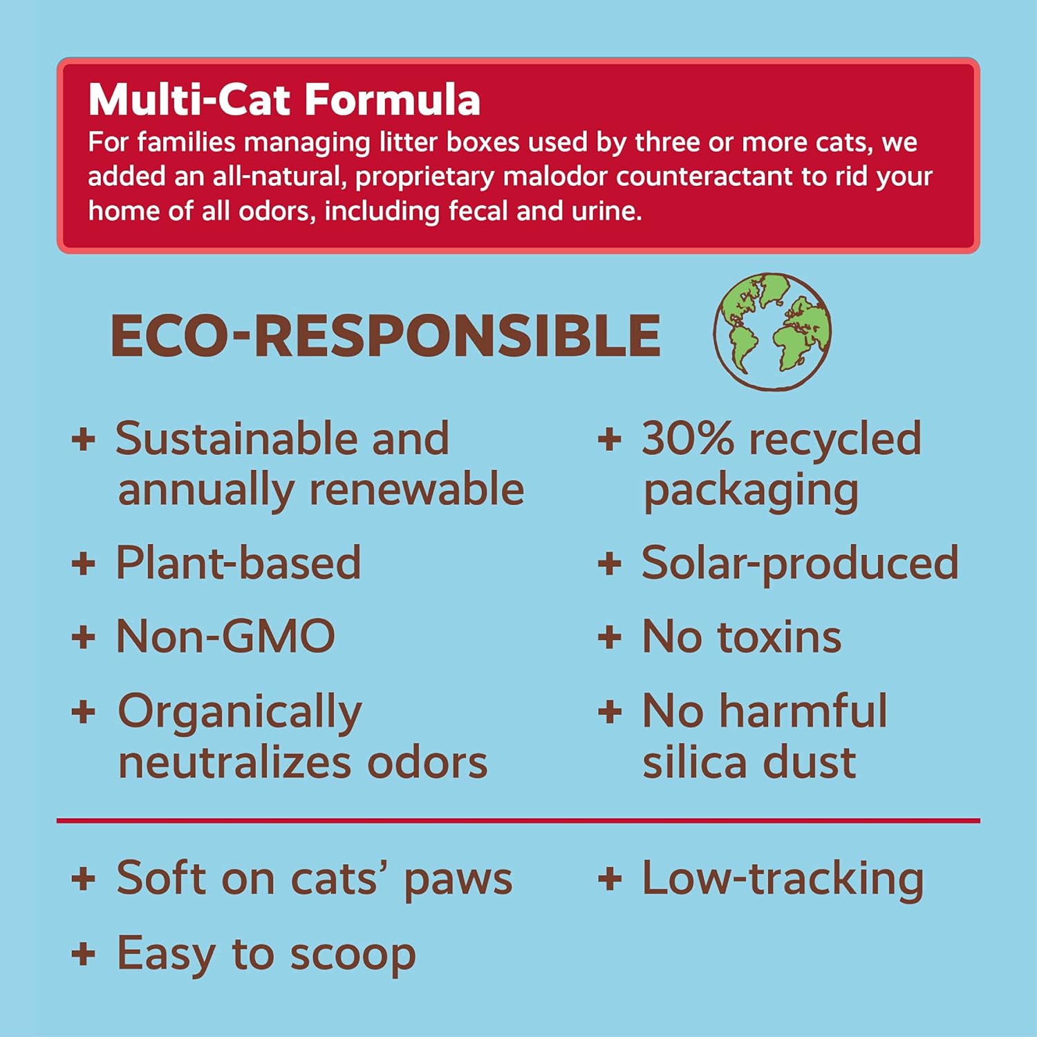 Eco Shell - Naturally Fresh Multi-Cat Formula Cat Litter