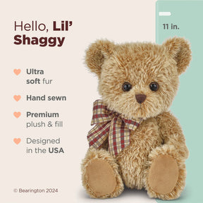 Bearington Collection - Shaggy The Teddy Bear
