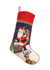Peking Handicraft - Stocking Santa Chimney