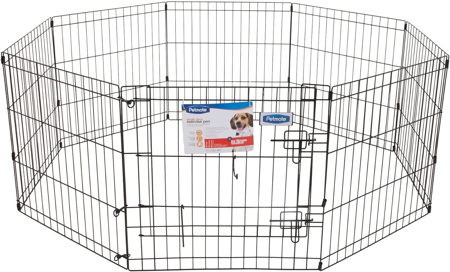 Petmate - Exercise Pen w/Door - 8 panels 36"x24"