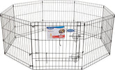 Petmate - Exercise Pen w/Door - 8 panels 36"x24"