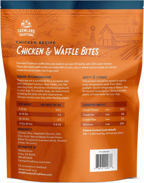Farmland Traditions - Chicken & Waffle Bites Dog Treats