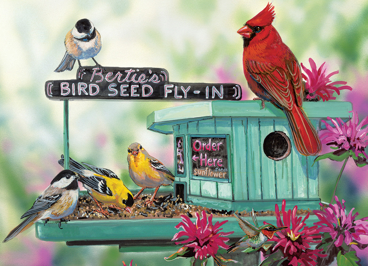 Eurographic Puzzles - Puzzle Bertie's Bird Seed Fly-In