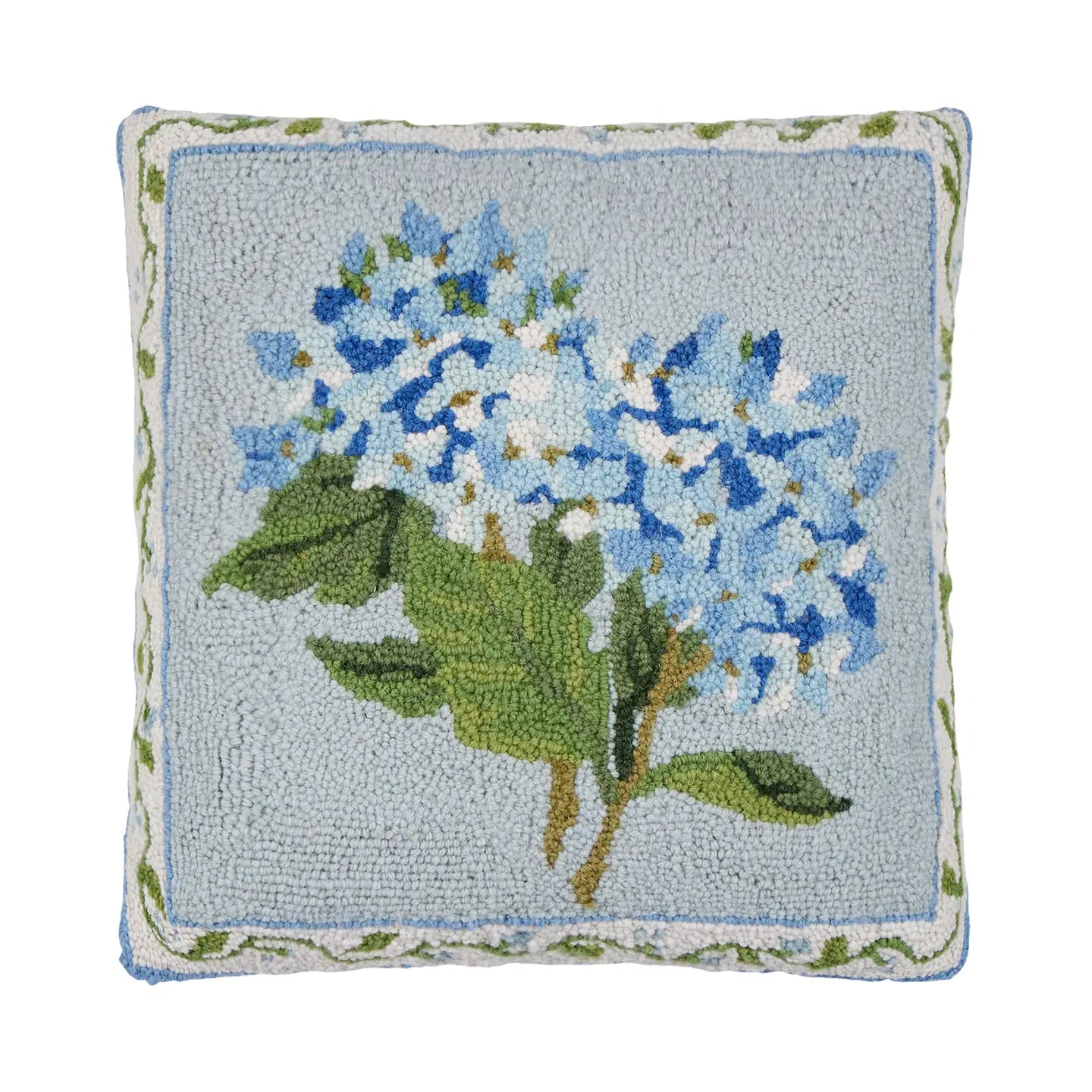 Peking Handicraft - Blue Hydrangea Hook Pillow