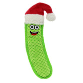 Tuffy Dog Toys - Tuffy Funny Food Pickle Santa