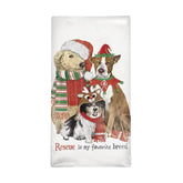 Mary Lake Thompson - Towel Holiday Rescue Pets