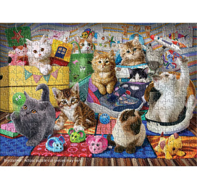 Eurographics Puzzles - Puzzle Kittens Playtime