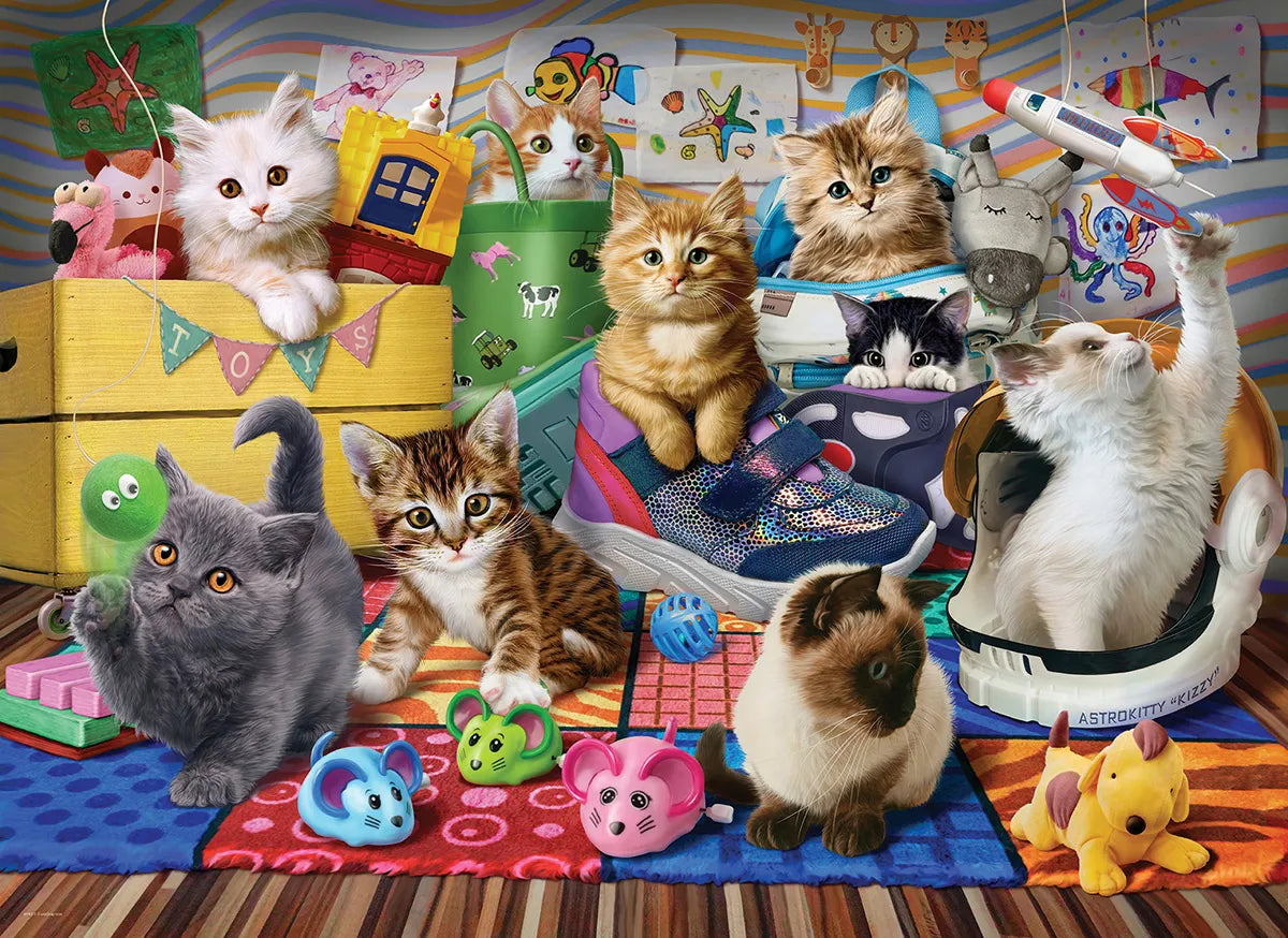 Eurographics Puzzles - Puzzle Kittens Playtime