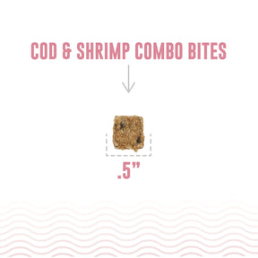 Icelandic+ Combo Bites Cod & Shrimp Pure Fish Treats For Dogs